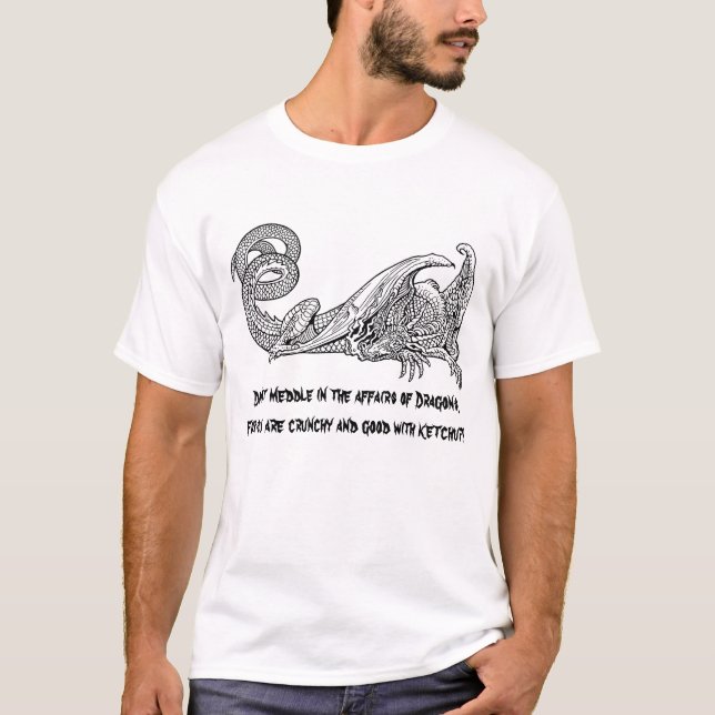 T-shirt Ketchup 2 do dragão (Frente)