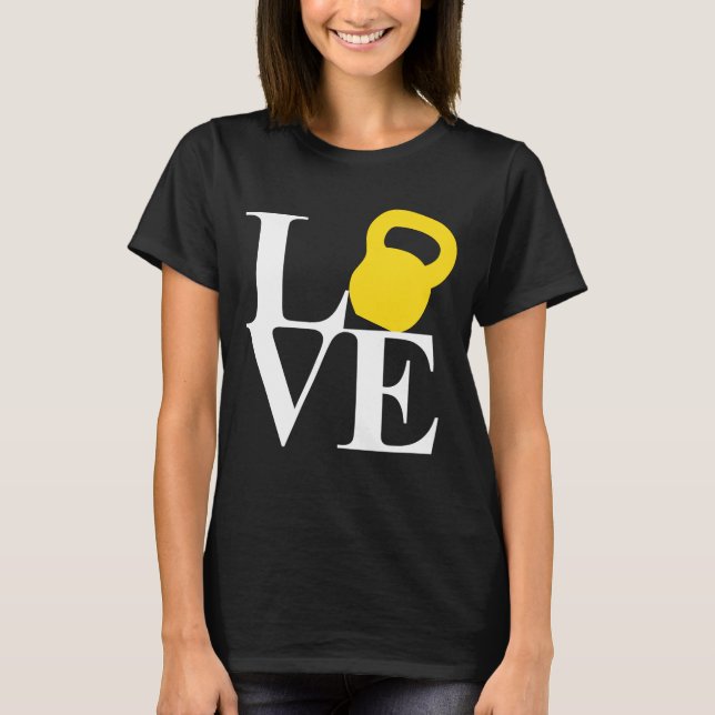 T-shirt Kettlebell Love (Frente)