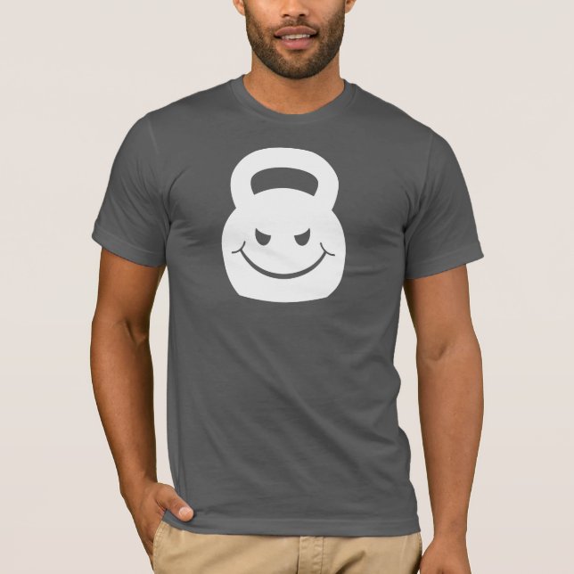 T-shirt kettlebell smirking do mau (Frente)