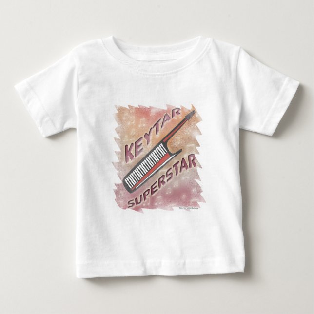 T-shirt Keytar Superstar (Frente)