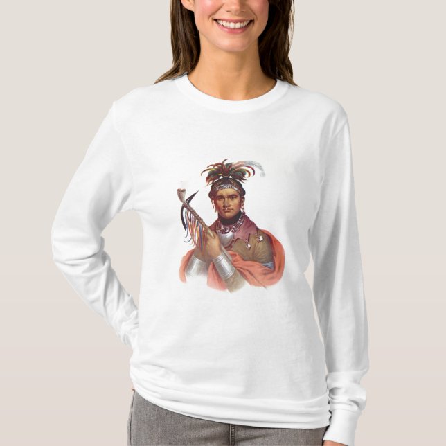 T-shirt Ki-Em-Twog-KY ou "Complanter", um chefe do Seneca (Frente)