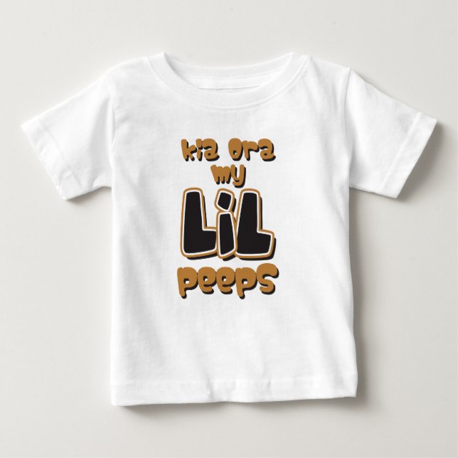 T-shirt Kia Ora minhas espreitadelas de LIL (Frente)