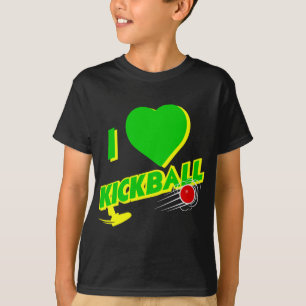 T-shirt kickball, verde