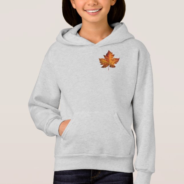 T-shirt Kid de Jaqueta de Hoodie Canada Kid (Frente)