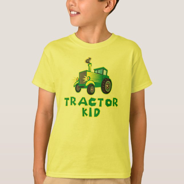 T-shirt Kid do Trator (Frente)