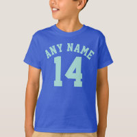 Kids Royal Blue & Aquamarine | Sports Jersey