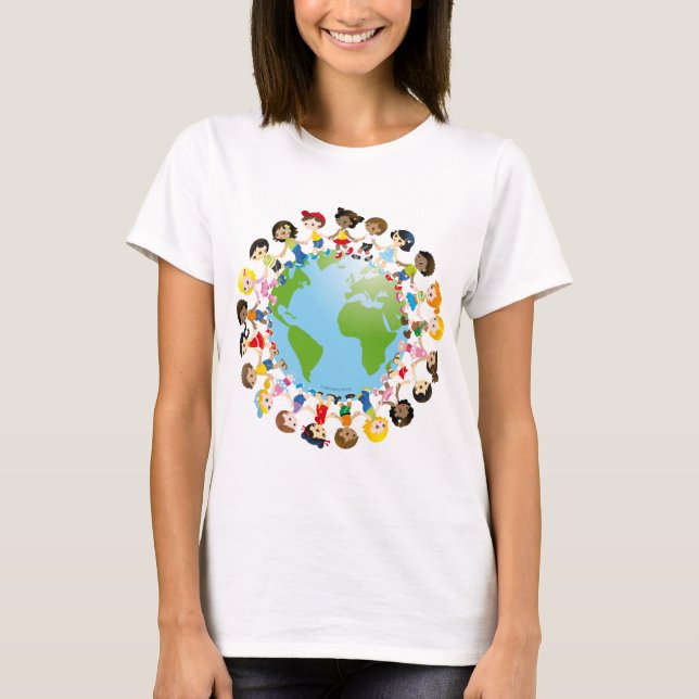 T-shirt Kidz do mundo (Frente)