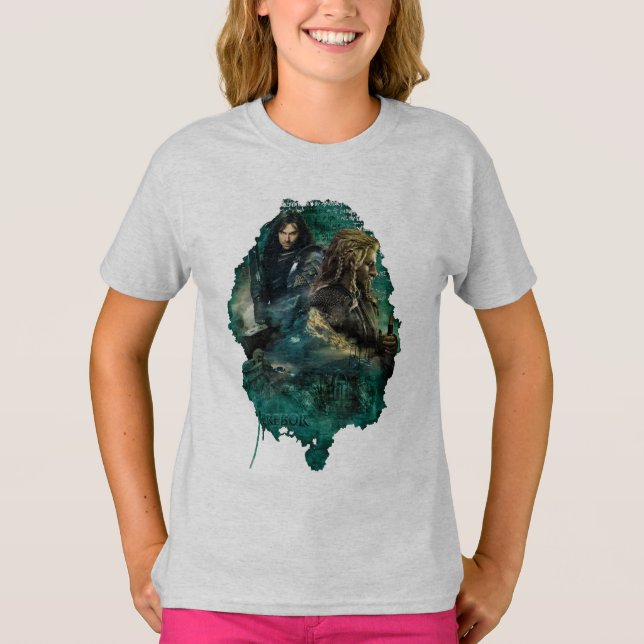 T-shirt Kili & Fili sobre Erebor (Frente)