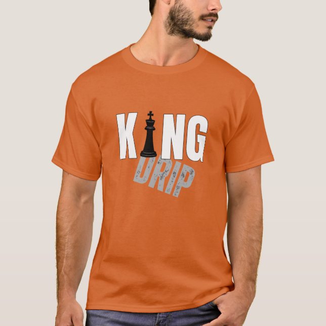 T-Shirt King Drip Bold | Urban Royalty (Frente)