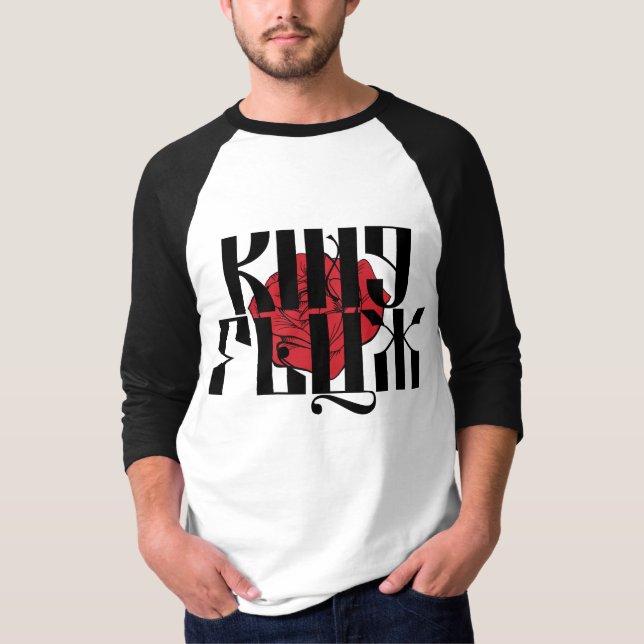 T-shirt KingFluxRose (Frente)