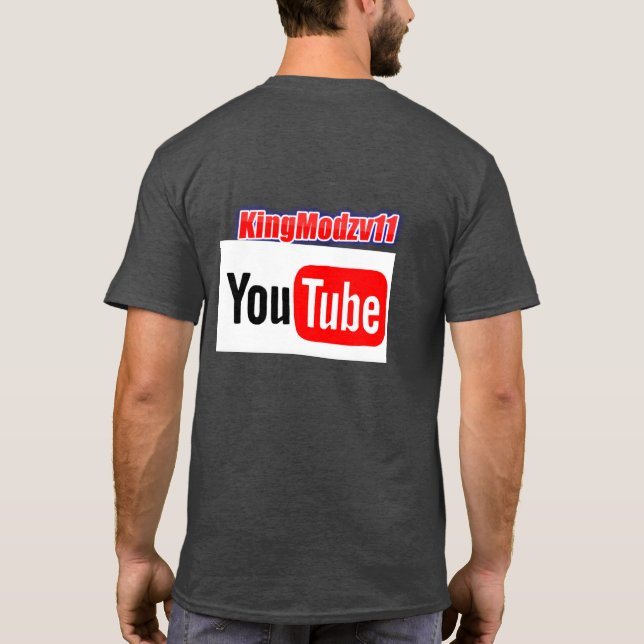 T-shirt KingModzv11 youtube (Verso)