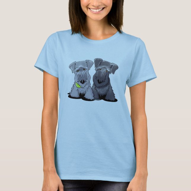 T-shirt KiniArt Cesky Terriers (Frente)