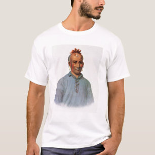 T-shirt Kish-Kal-Wa, um chefe do Shawnee