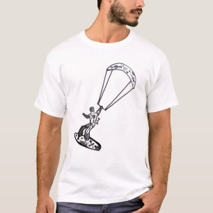 T-shirt kitesurf do kiteboard no mundo hoje