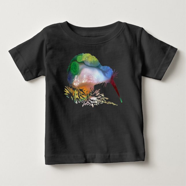 T-shirt Kiwi Bird Art (Frente)