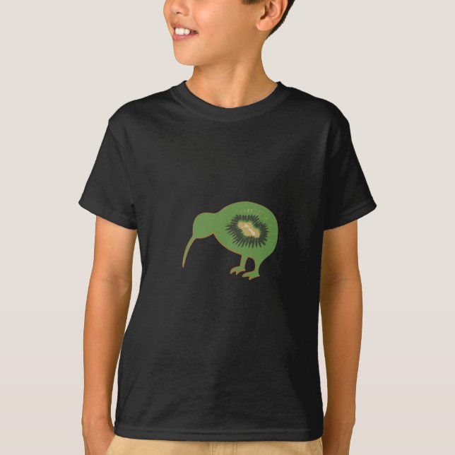 T-shirt kiwifruit do nz do quivi (Frente)