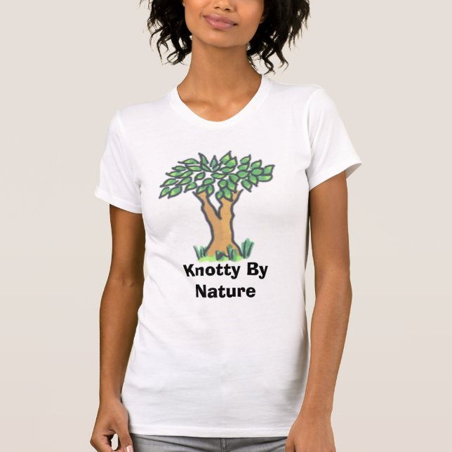 T-shirt Knotty por natureza (Frente)