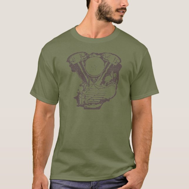 T-shirt Knucklehead de Harley (Frente)