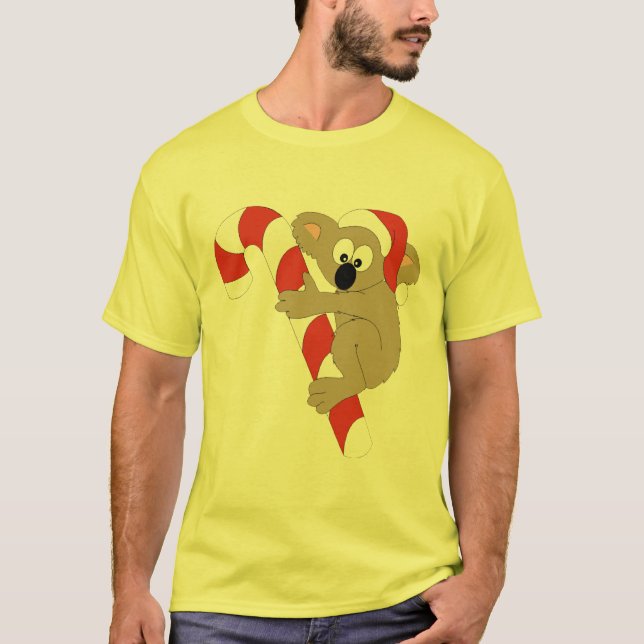 T-shirt Koala do papai noel (Frente)