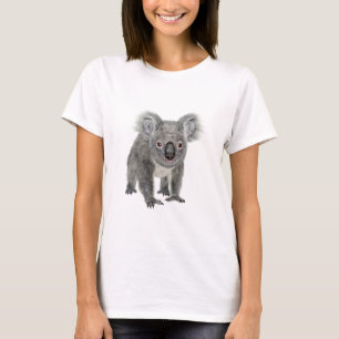 T-shirt Koala que olha para a frente