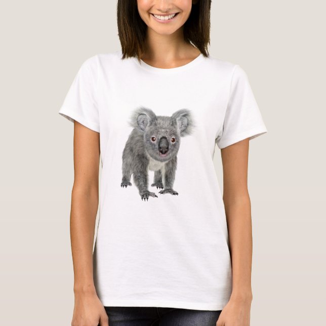 T-shirt Koala que olha para a frente (Frente)