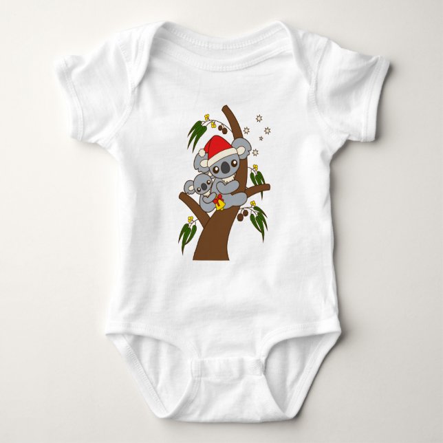 T-shirt Koalas do Natal (Frente)