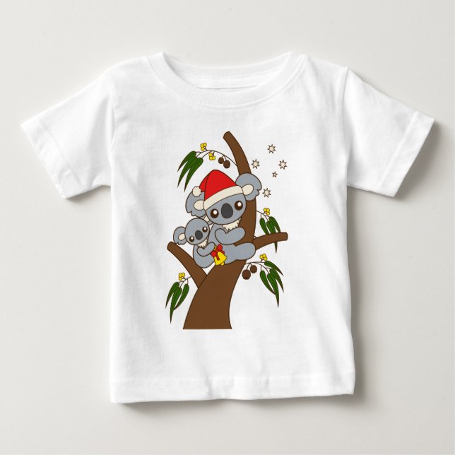 T-shirt Koalas do Natal (Frente)