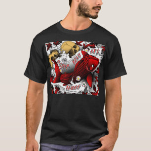 T-shirt koi vermelho