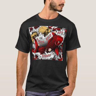 T-shirt koi vermelho
