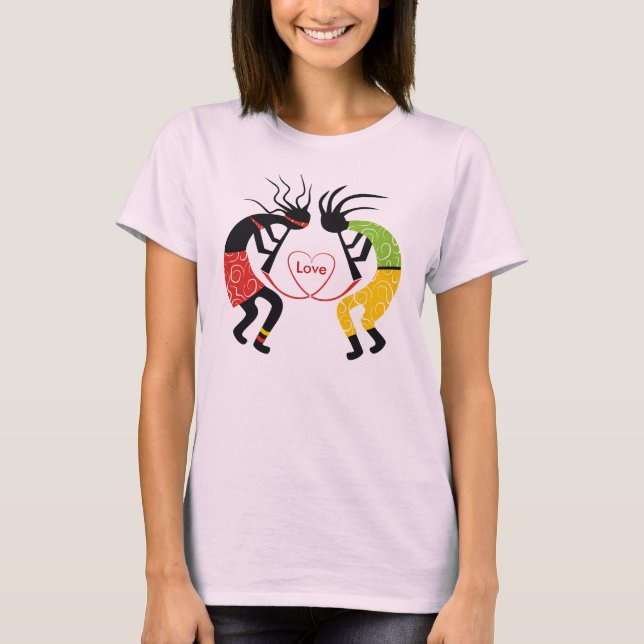 T-shirt Kokopelli Adorava Camisas. (Frente)
