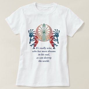 T-shirt KOKOPELLI/HOMEM NO LABIRINTO + seu texto