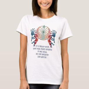 T-shirt KOKOPELLI/HOMEM NO LABIRINTO + seu texto