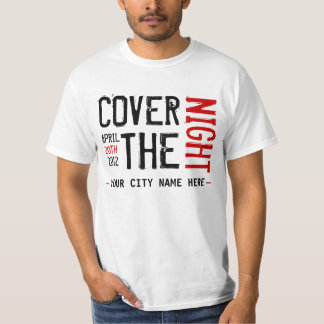 T-shirt Kony 2012 - Cubra a noite - CUSTOMIZÁVEL