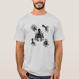 T-shirt Krakens! Cthulu do steampunk do polvo do Victorian