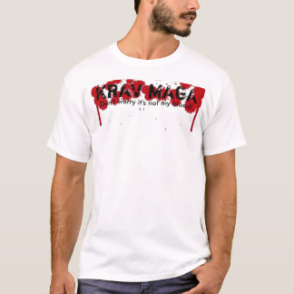 T-shirt KRAV MAGA "não meu sangue "