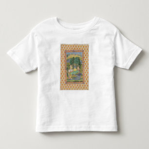 T-shirt Krishna e o Gopis (gouache no papel)