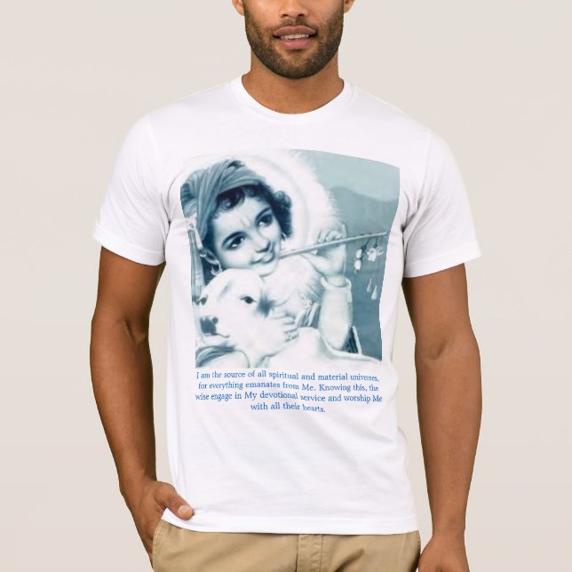 T-shirt Krishna, fonte de tudo (Frente)