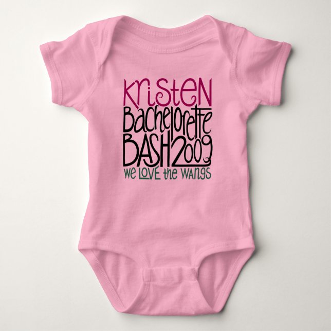 T-shirt Kristen Bachelorette Bash 09 (Frente)