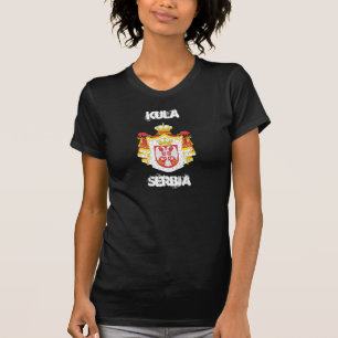 T-shirt Kula, Sérvia com casaco de armas