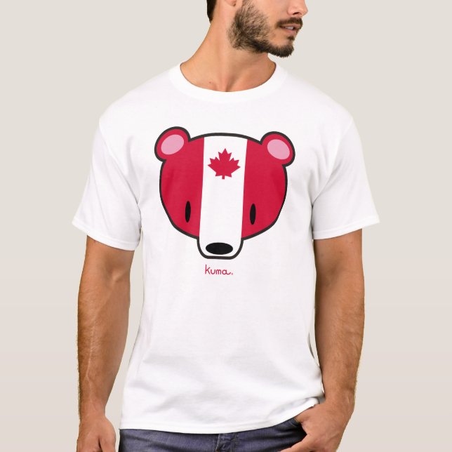 T-shirt Kuma canadense (Frente)