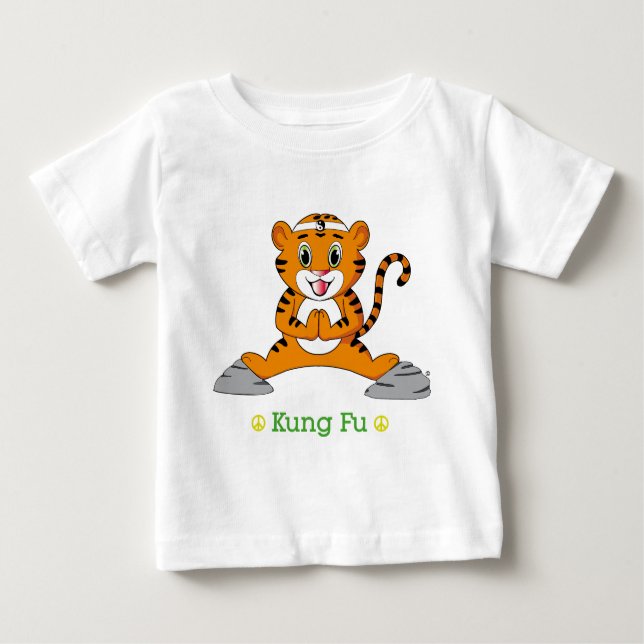 T-shirt Kung Fu Tiger™ Clothing (Frente)