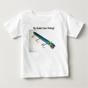 T-shirt L Cooper Goo-Goo Olhos Eel Vintage Lure Baby TSirt