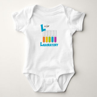 T-shirt L é para a ciência do laboratório & o design da