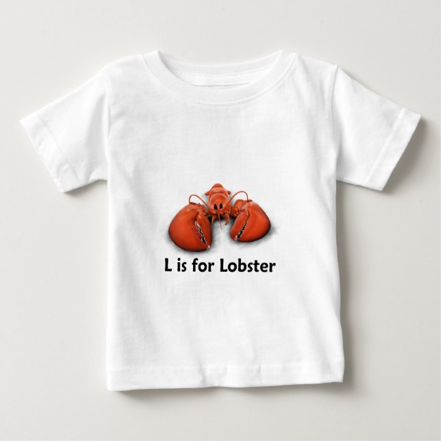 T-shirt L é para a lagosta (Frente)