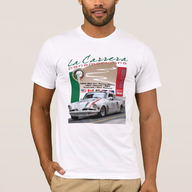T-shirt La 2016 Carrera Panamericana que compete o (Frente)