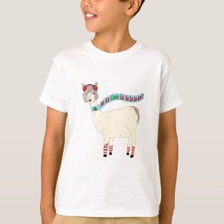 T-shirt La do lama do la do Fa do Natal do lama