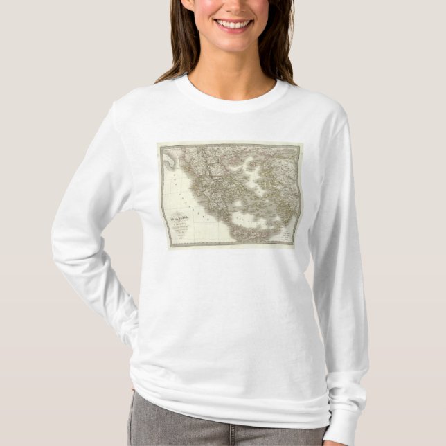 T-shirt La Grece - piscina (Frente)