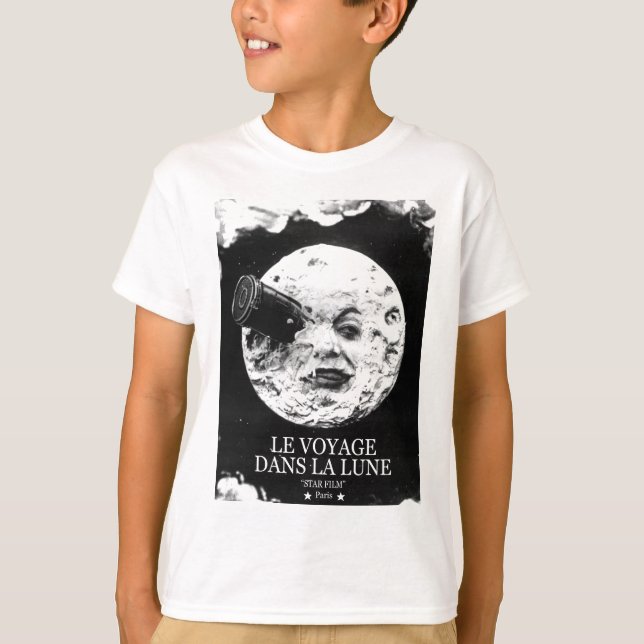 T-shirt La Lune de Le Viagem Dans (uma viagem à lua) (Frente)