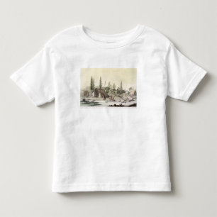 T-shirt La Perouse no porto Francesci (gravura da cor)