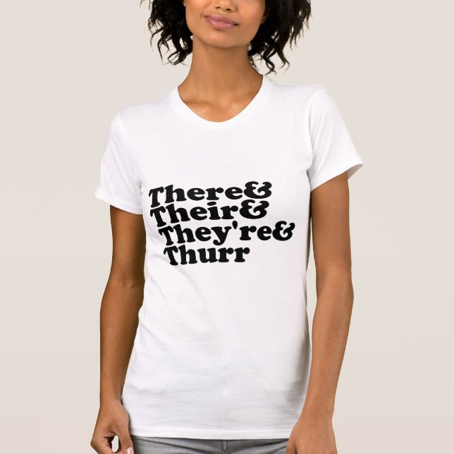 T-shirt Lá & seu & são & Thurr (Frente)